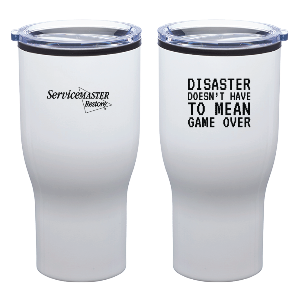 Restore Retro 28oz. White "Yeti" Style Tumbler