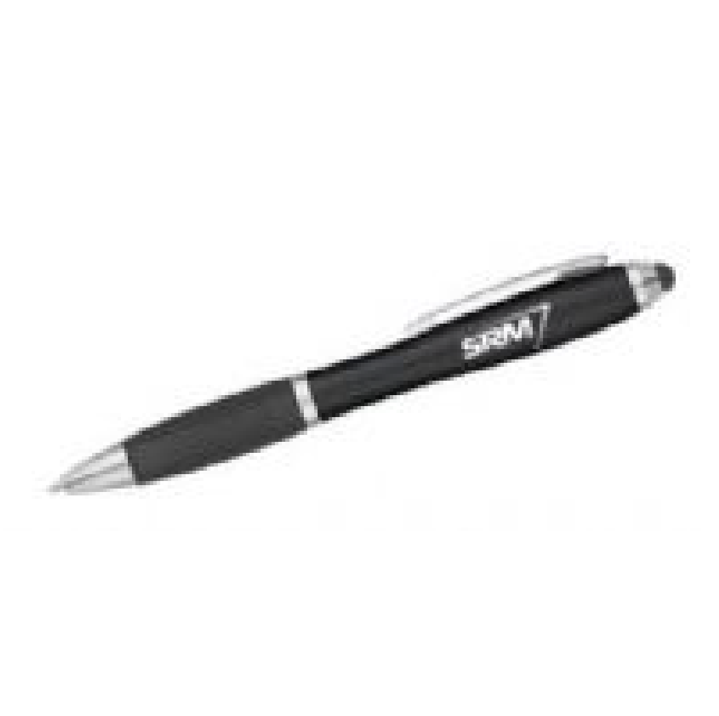 SRM Black Stylus-Eraser Style Pen