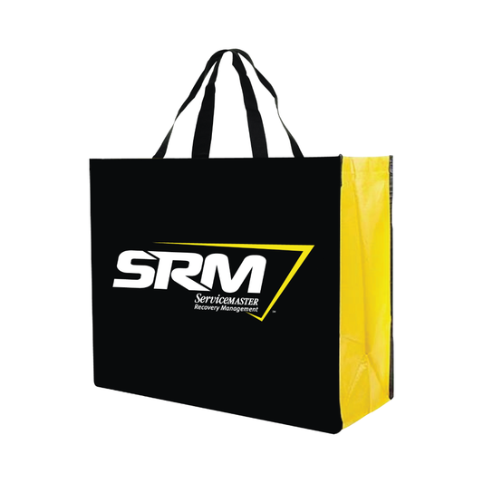 SRM Black & Yellow Tote Bags