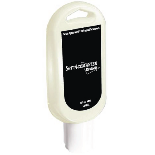ServiceMaster Restore Mini Sunscreen Bottle