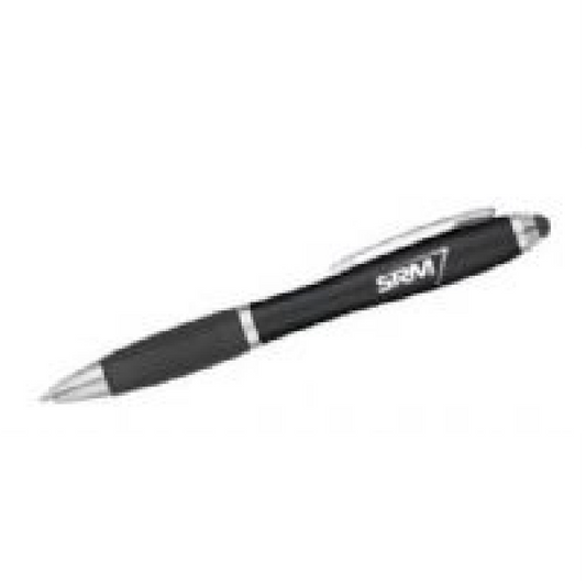 SRM Black Stylus-Eraser Style Pen