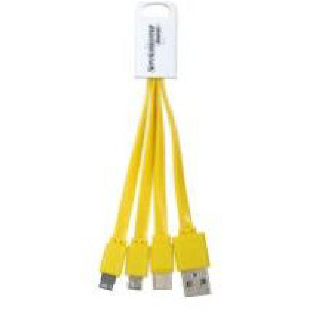 Yellow 3-in-1 Charging Cables